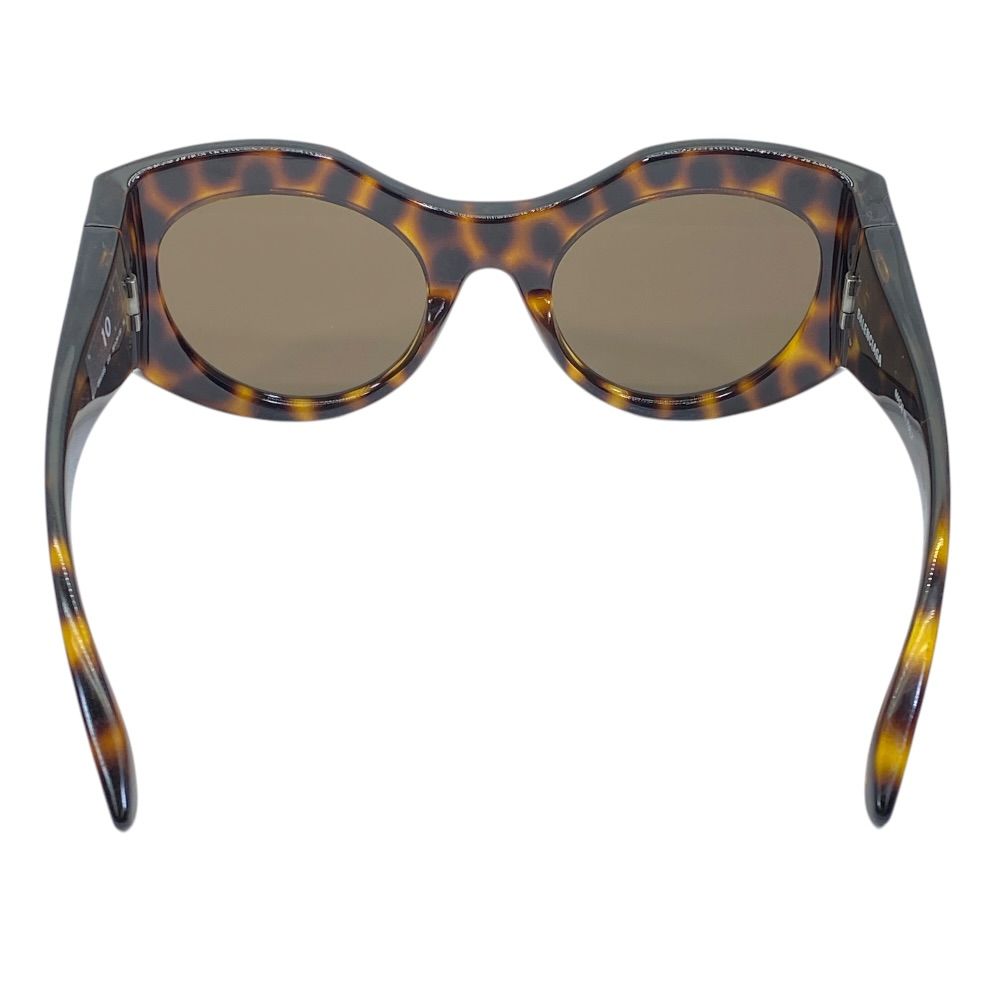 Balenciaga Sunglasses Hourglass Round Eyewear Brown Tortoiseshell Acetate — view 4