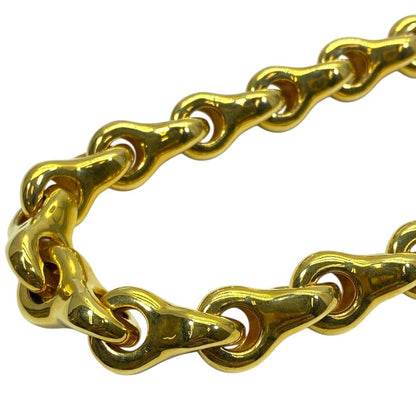 Balenciaga Chain Necklace Gold Metal Classic Sophisticated Luxury Glamorous — view 3