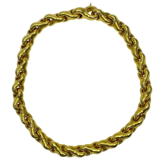 Balenciaga Chain Necklace Gold Metal Classic Sophisticated Luxury Glamorous