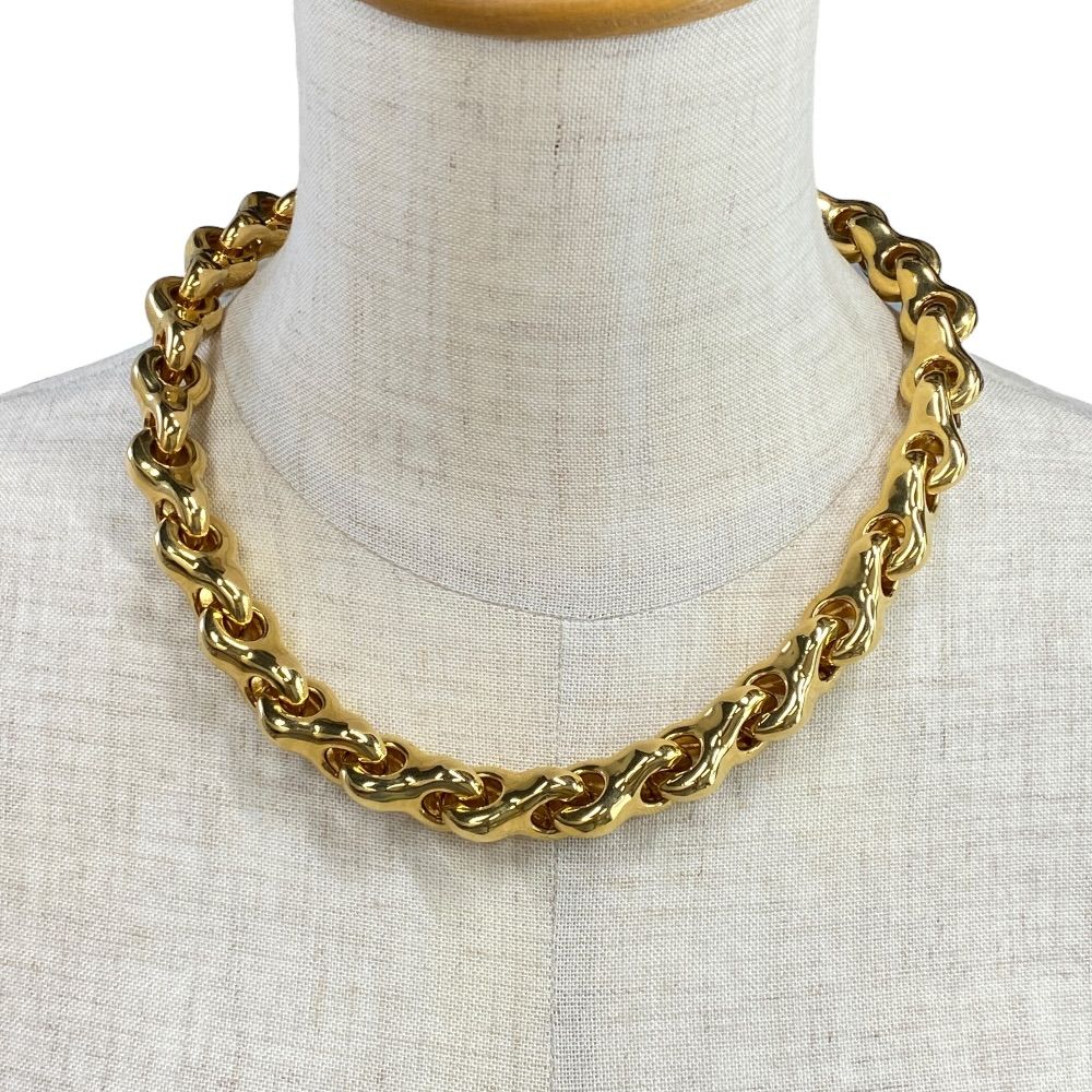 Balenciaga Chain Necklace Gold Metal Classic Sophisticated Luxury Glamorous — view 8