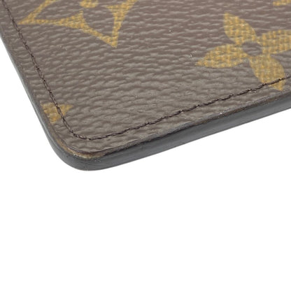 Louis Vuitton Card Holder Sample Case Monogram Reverse Canvas Leather Brown — view 4