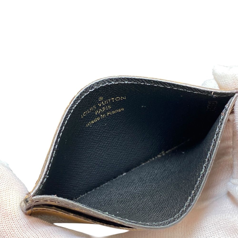 Louis Vuitton Card Holder Sample Case Monogram Reverse Canvas Leather Brown — view 8