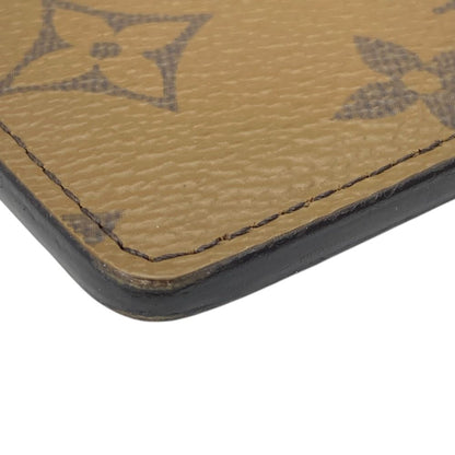 Louis Vuitton Card Holder Sample Case Monogram Reverse Canvas Leather Brown — view 3