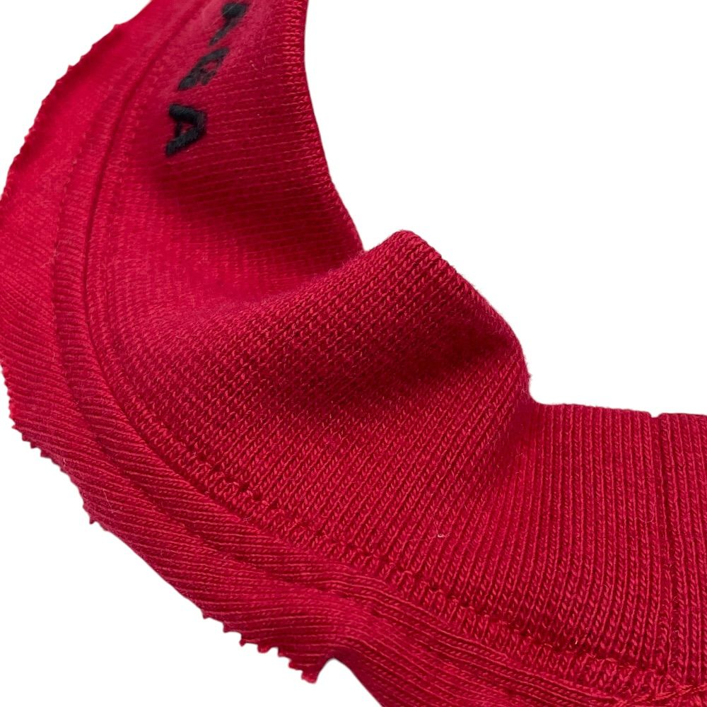 Balenciaga Choker Necklace Red Black Logo Cotton M Sophistication Luxury Casual — view 4