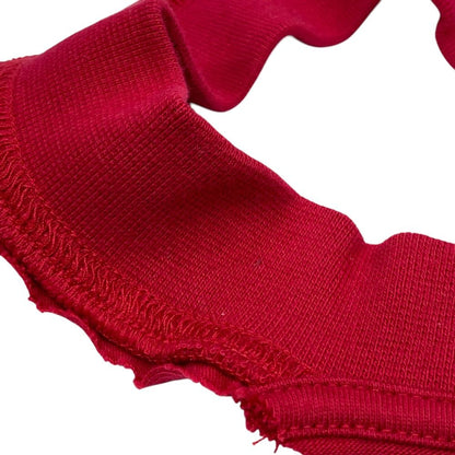 Balenciaga Choker Necklace Red Black Logo Cotton M Sophistication Luxury Casual — view 6