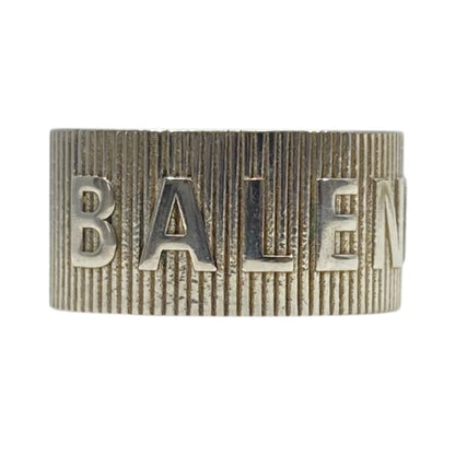 Balenciaga Earrings Hoop Silver Logo Classic Sophistication Luxury Casual Trend