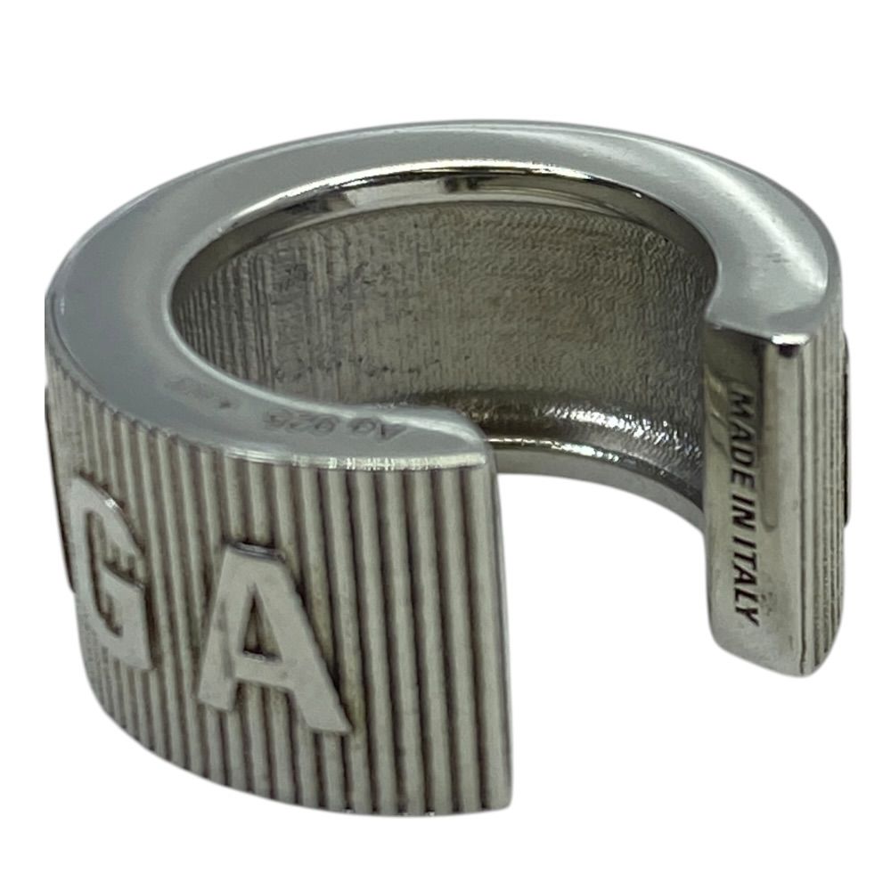 Balenciaga Earrings Hoop Silver Logo Classic Sophistication Luxury Casual Trend — view 4