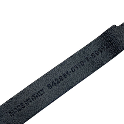Balenciaga Leather Bracelet Bangle Logo Silver Gray Sophistication Luxury — view 9