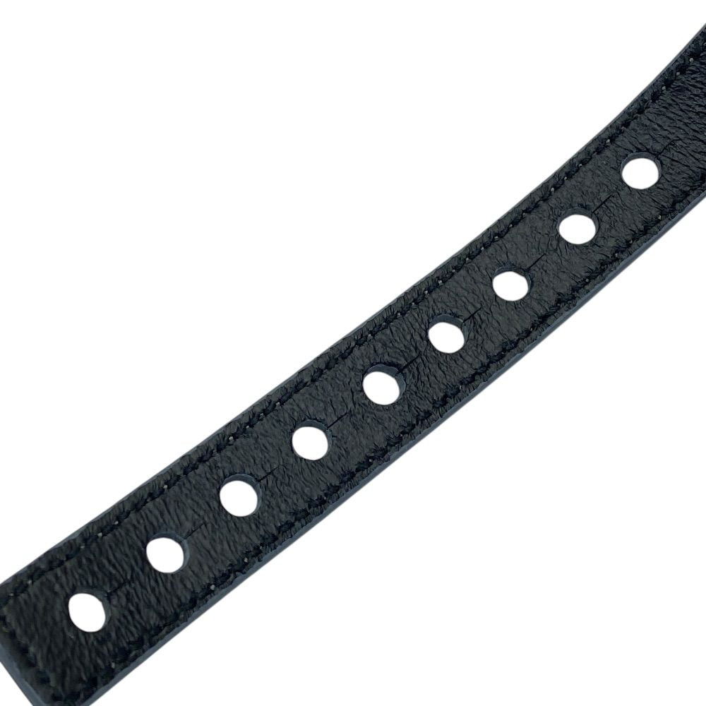 Balenciaga Leather Bracelet Bangle Logo Silver Gray Sophistication Luxury — view 8