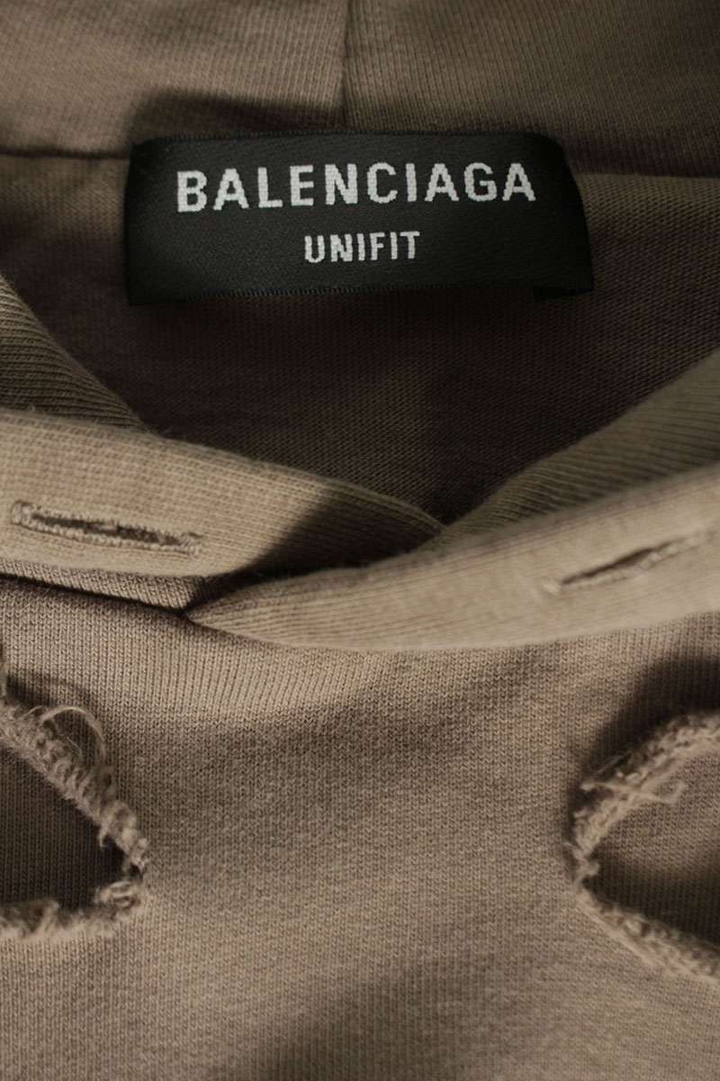 Balenciaga Destroyed Pullover Hoodie Xxs — view 3