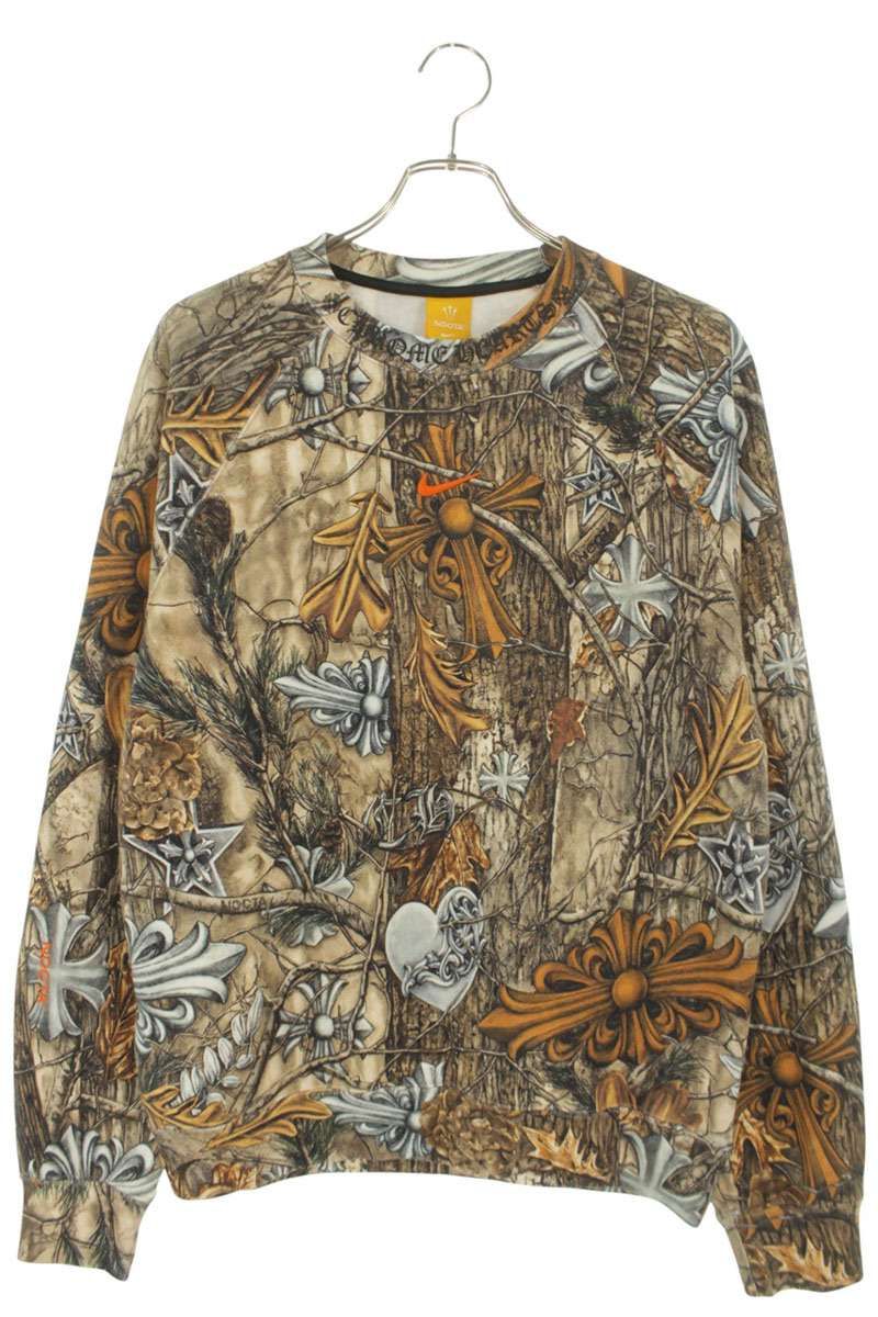 Chrome Hearts Nike Nocta Crew Neck Drake All Over Pattern Sweatshirt