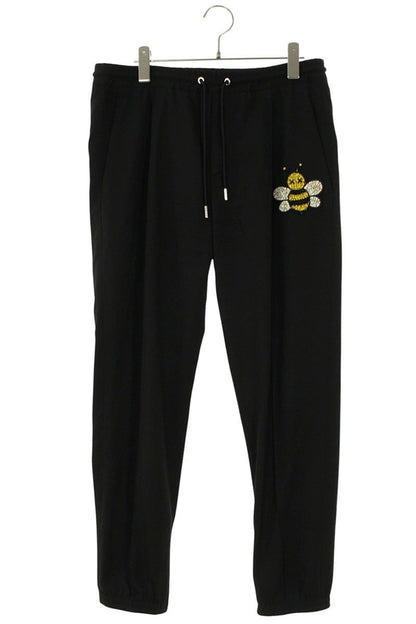 Dior Line Stone Bee Patch Jogger Long Pants 46
