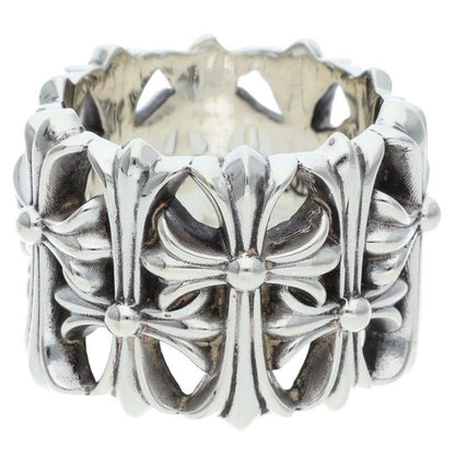 Chrome Hearts Cemetery Cross Silver Ring — view 5