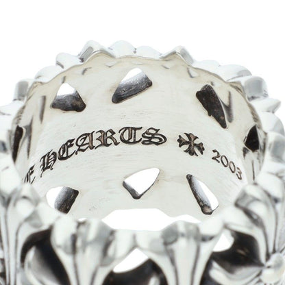 Chrome Hearts Cemetery Cross Silver Ring — view 4