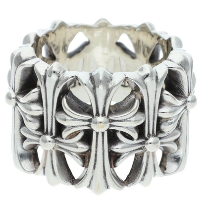 Chrome Hearts Cemetery Cross Silver Ring