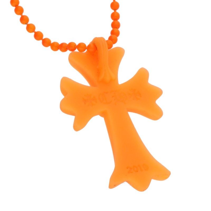 Chrome Hearts Rubber CH Crs Sml Small CH Cross Necklace — view 3