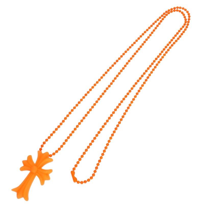 Chrome Hearts Rubber CH Crs Sml Small CH Cross Necklace — view 2