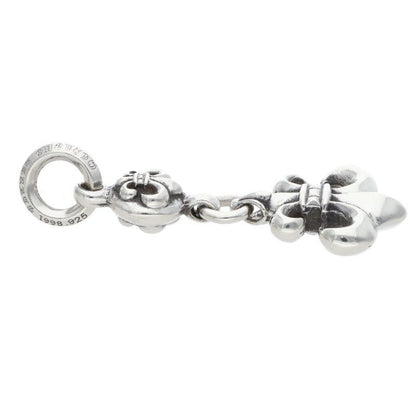 Chrome Hearts BS Fleur BS Charm Silver Necklace Top — view 4