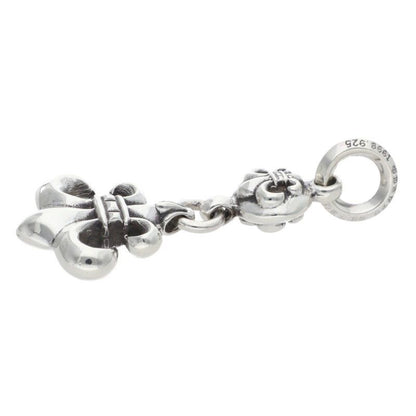 Chrome Hearts BS Fleur BS Charm Silver Necklace Top — view 5