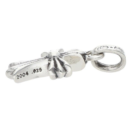 Chrome Hearts Crs Baby Fat Charm Silver Necklace Top — view 4