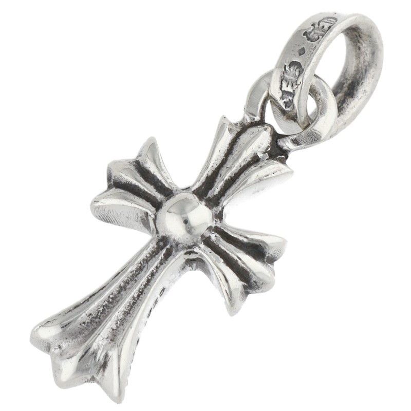 Chrome Hearts Crs Baby Fat Charm Silver Necklace Top