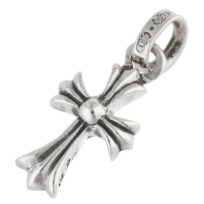 Chrome Hearts Crs Baby Fat Charm Silver Necklace Top — view 2