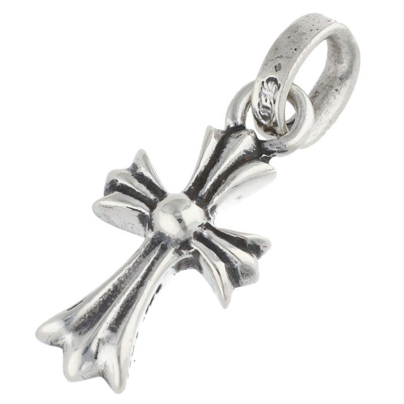 Chrome Hearts Crs Baby Fat Charm Silver Necklace Top