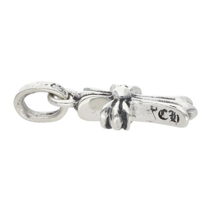 Chrome Hearts Crs Baby Fat Charm Silver Necklace Top — view 3