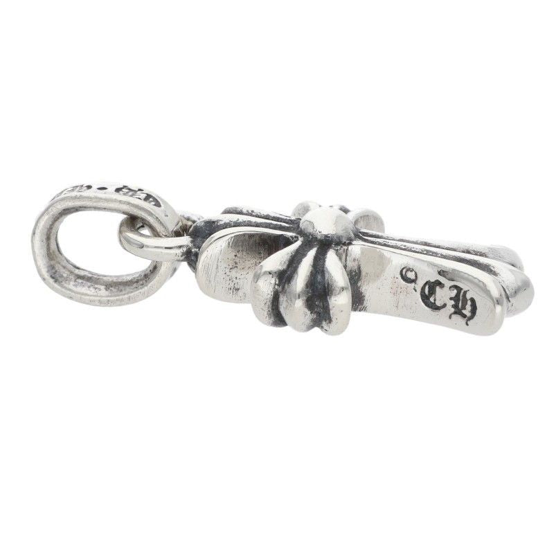 Chrome Hearts Crs Baby Fat Charm Silver Necklace Top — view 3