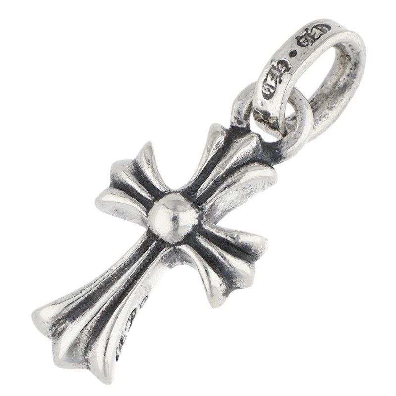 Chrome Hearts Crs Baby Fat Charm Silver Necklace Top