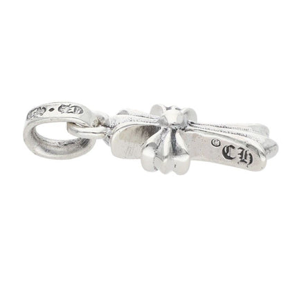 Chrome Hearts Crs Baby Fat Charm Silver Necklace Top — view 3