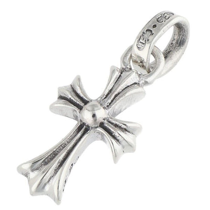 Chrome Hearts Crs Baby Fat Charm Silver Necklace Top