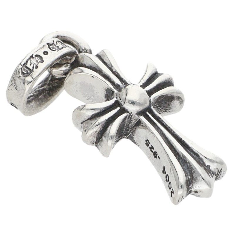 Chrome Hearts Crs Baby Fat Charm Silver Necklace Top — view 5