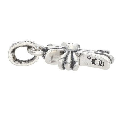 Chrome Hearts Crs Baby Fat Charm Silver Necklace Top — view 3