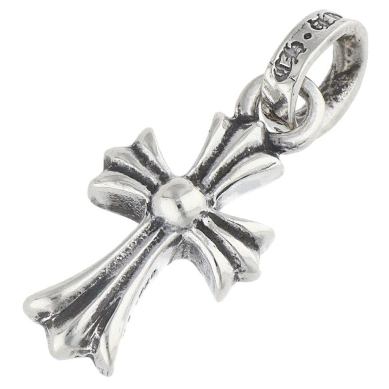 Chrome Hearts Crs Baby Fat Charm Silver Necklace Top