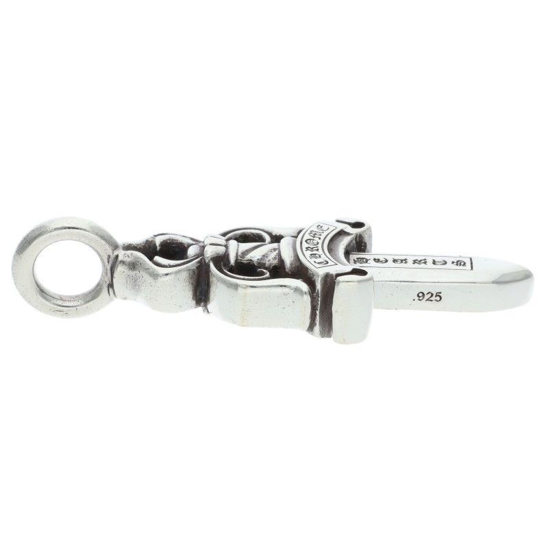 Chrome Hearts Double Dagger Pendant Silver Necklace — view 5