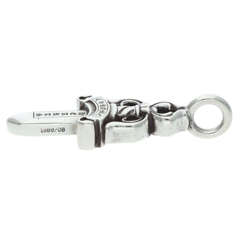 Chrome Hearts Double Dagger Pendant Silver Necklace — view 4