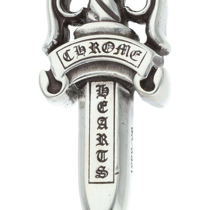 Chrome Hearts Double Dagger Pendant Silver Necklace — view 3