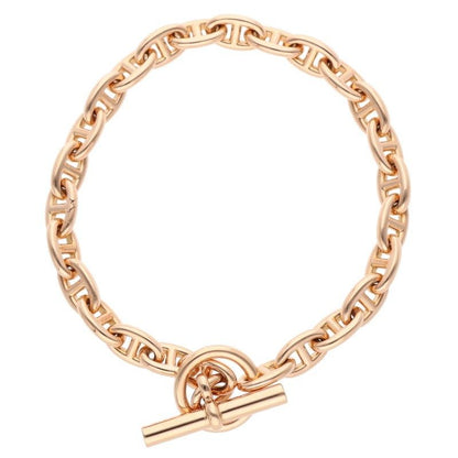 Hermes Chaine D'ancre TPM 18k Pink Gold Tpmbracelet Bracelet
