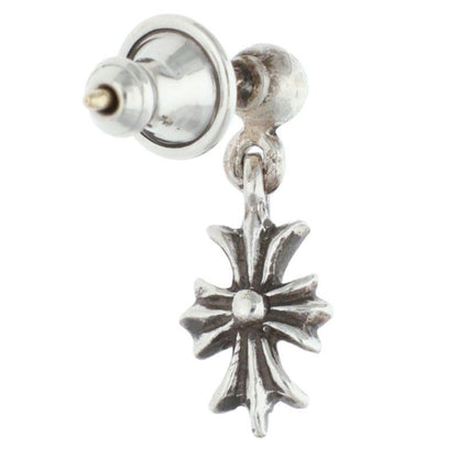 Chrome Hearts Tny CH Pls 1 Tiny Ech Plus Drop Silver Earrings — view 2