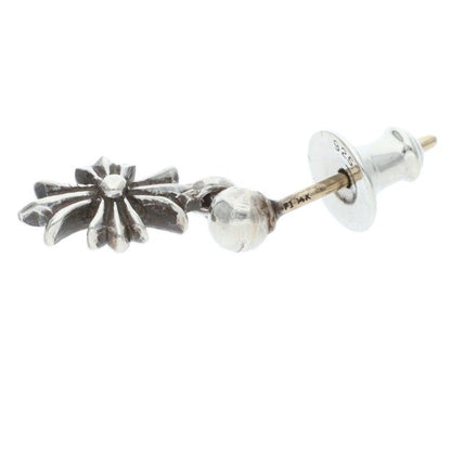 Chrome Hearts Tny CH Pls 1 Tiny Ech Plus Drop Silver Earrings — view 4