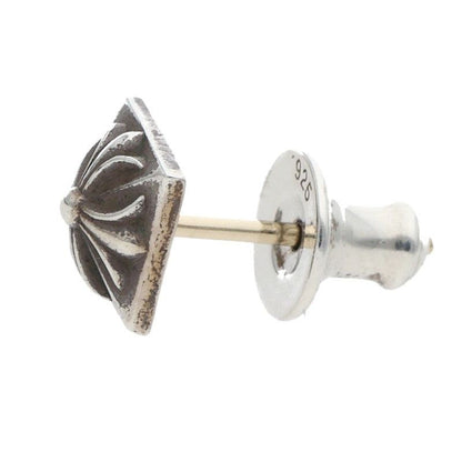 Chrome Hearts Stud Pyramid Pls Silver Earrings — view 5