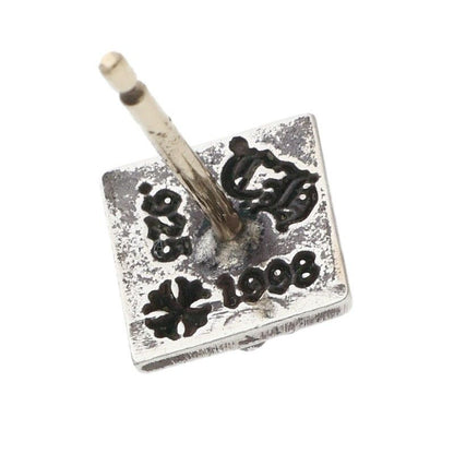 Chrome Hearts Stud Pyramid Pls Silver Earrings — view 3