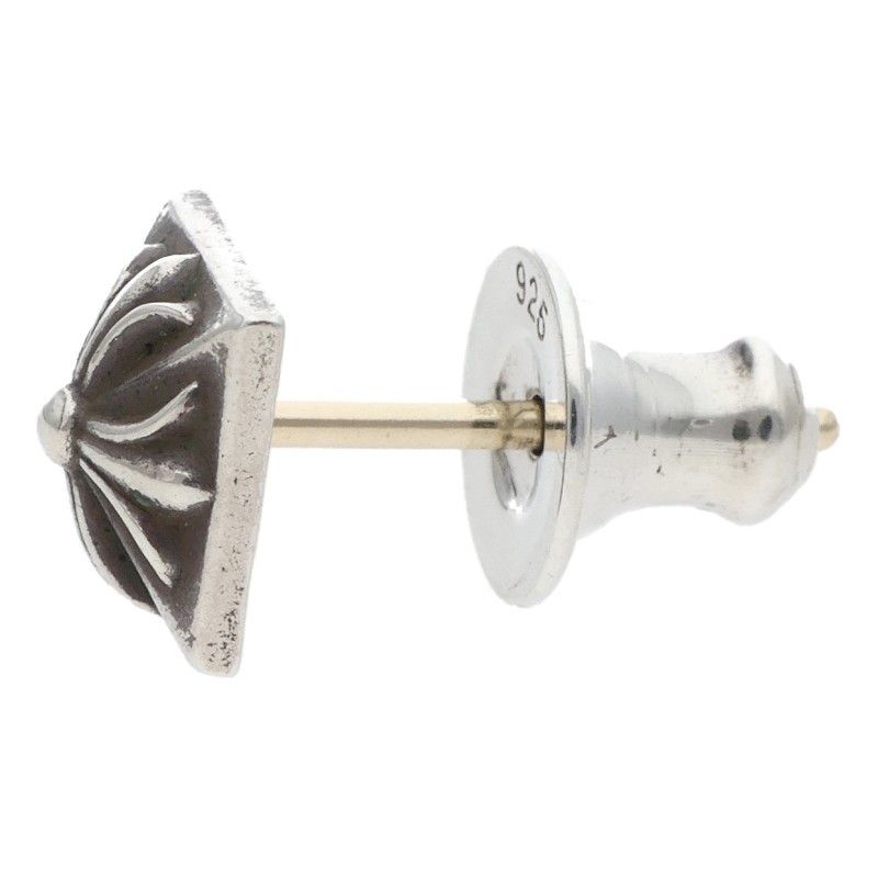 Chrome Hearts Stud Pyramid Pls Silver Earrings — view 5
