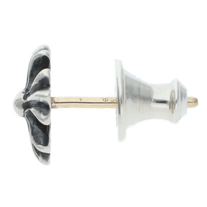 Chrome Hearts No2 CH Pls CH Plus Stud Silver Earrings — view 4