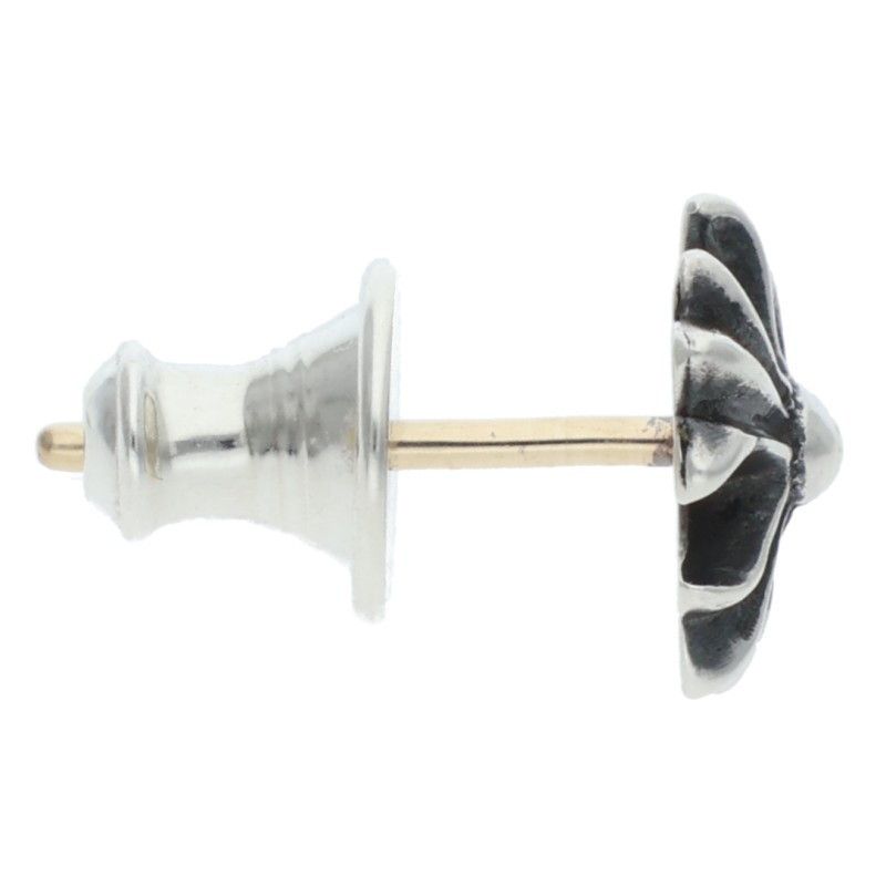Chrome Hearts No2 CH Pls CH Plus Stud Silver Earrings — view 3