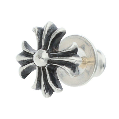 Chrome Hearts No2 CH Pls CH Plus Stud Silver Earrings