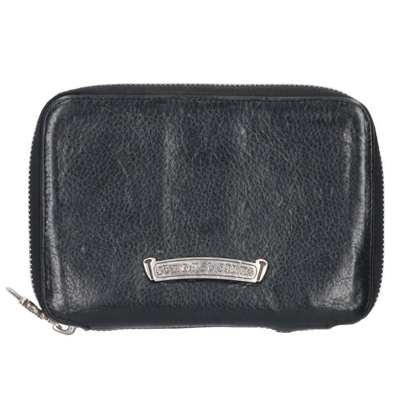Chrome Hearts Bank Robber Leather Wallet with Cross Patch — view 2