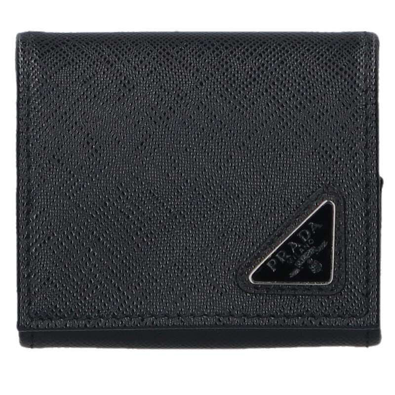 Prada 2 mm 935 Saffiano Triangle Coin Case