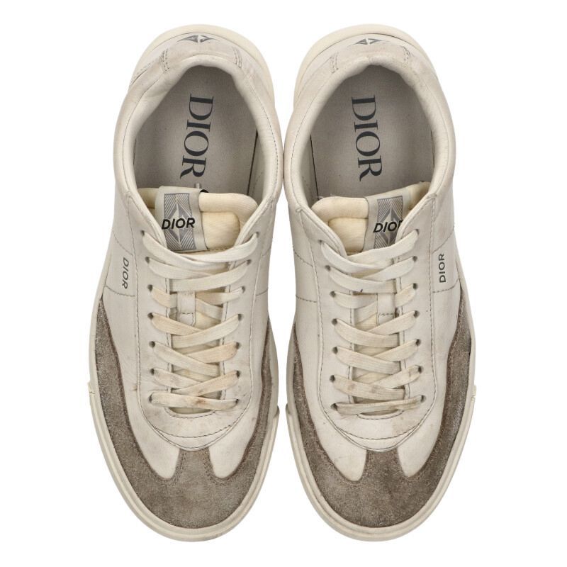 Dior Low Cut Leather Sneakers — view 4